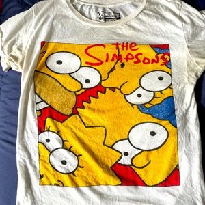 The Simpsons TV show cartoon short sleeve tee